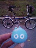 キレイになった自転車とスライム♪