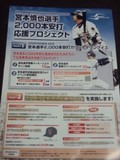 神宮球場に入る際に貰ったフライヤー。