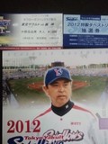 神宮球場に入る際に貰った物とチケット。