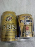 エビスビールとプレミアムモルツ