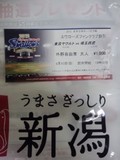 2012年6月10日(日)の神宮球場のチケットと配布物
