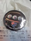 デカバッジと2012年7月17日(火)の横浜スタジアムのチケット