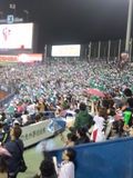 2013年の神宮球場での開幕戦の様子