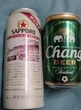 札幌開拓史麦酒とタイのチャーンビール